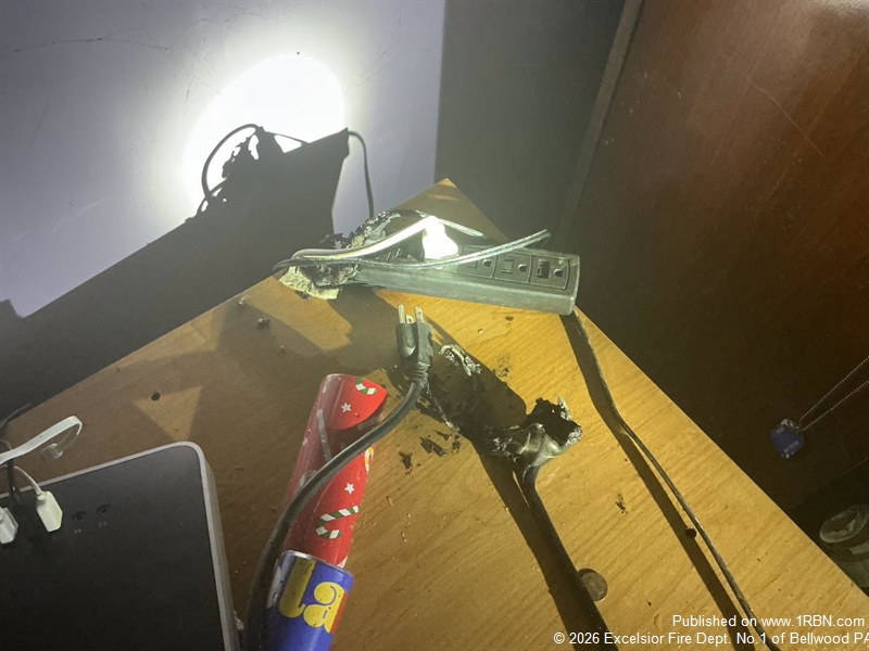 Overheated Power Strip Causes Smoke Condition in Dwelling