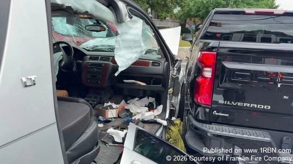 Franklin Squad 41 Completes 10-Minute Extrication at Multi-Vehicle Crash