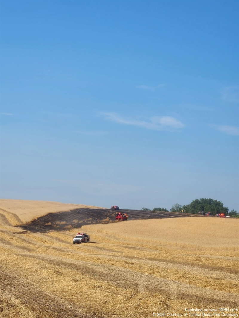 Central Berks Fire Company Contained Five-Acre Brush Fire