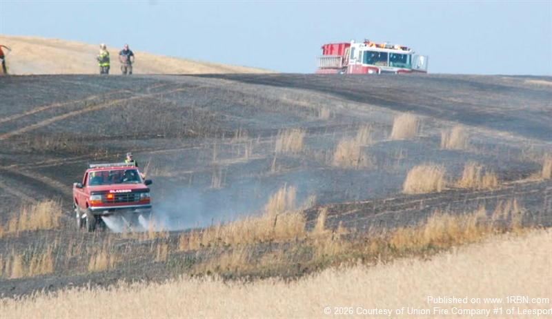 Union Fire Company Assisted at Field Fire