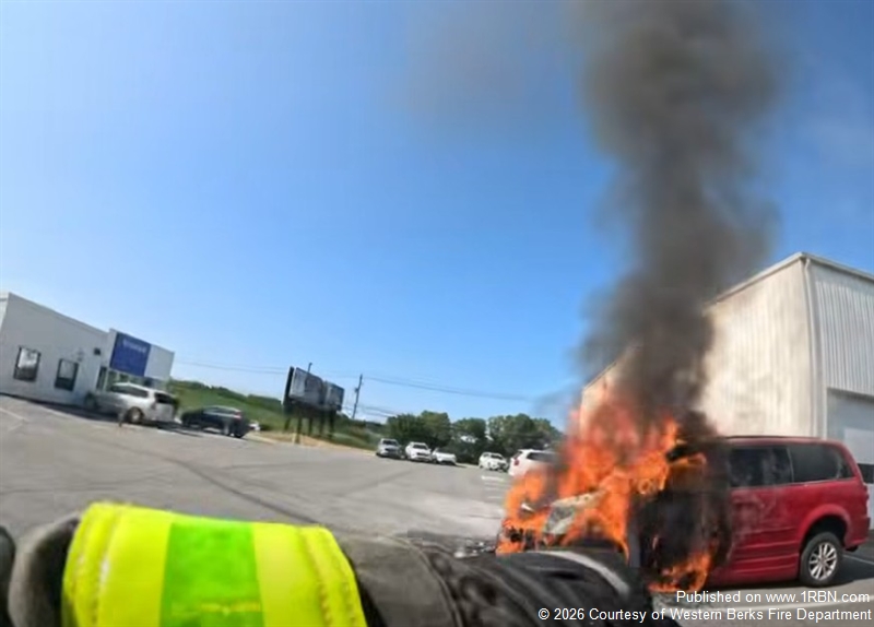 Western Berks Firefighters Handled Vehicle Fire
