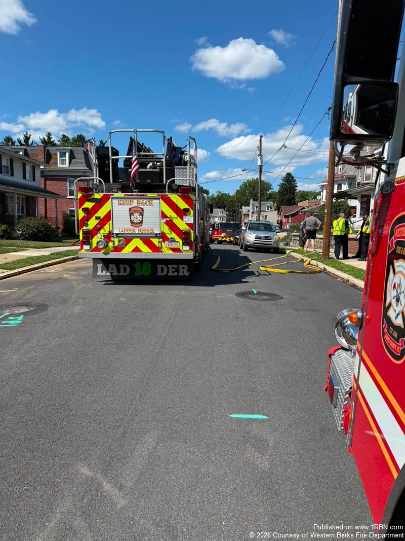 Western Berks Firefighters Contained Kitchen Fire