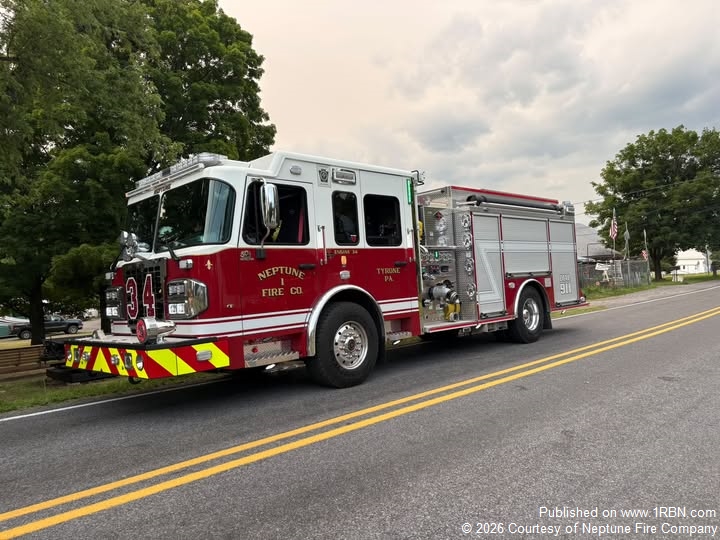 Neptune Fire Company Extinguished Brush Pile Fire