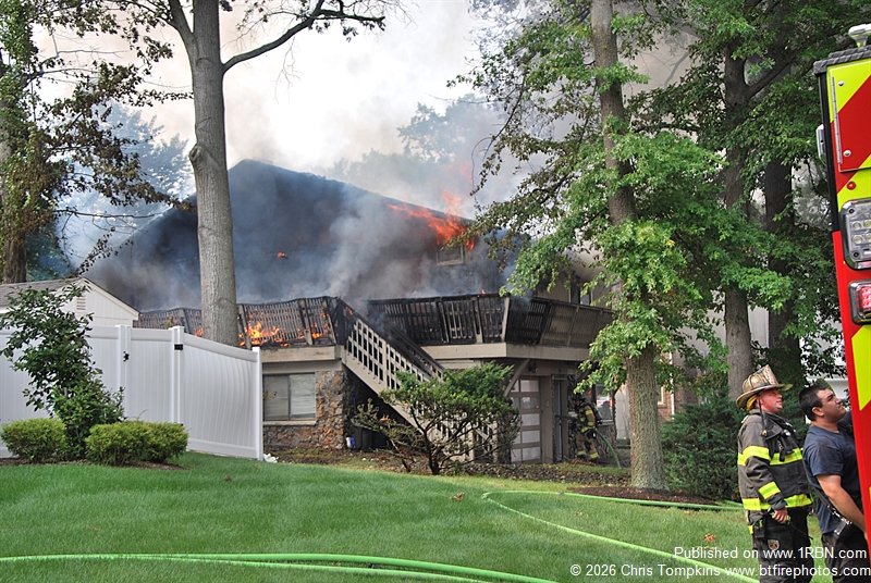 Well Involved House Fire In Demarest