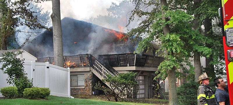 Well Involved House Fire In Demarest
