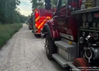 Work Van Fire on Bailey Hill Quickly Contained Before It Reaches Nearby Structures