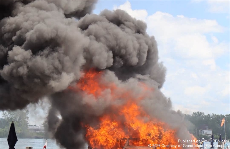 Grand Island Crews Tackled a Boat Fire on the Niagara River