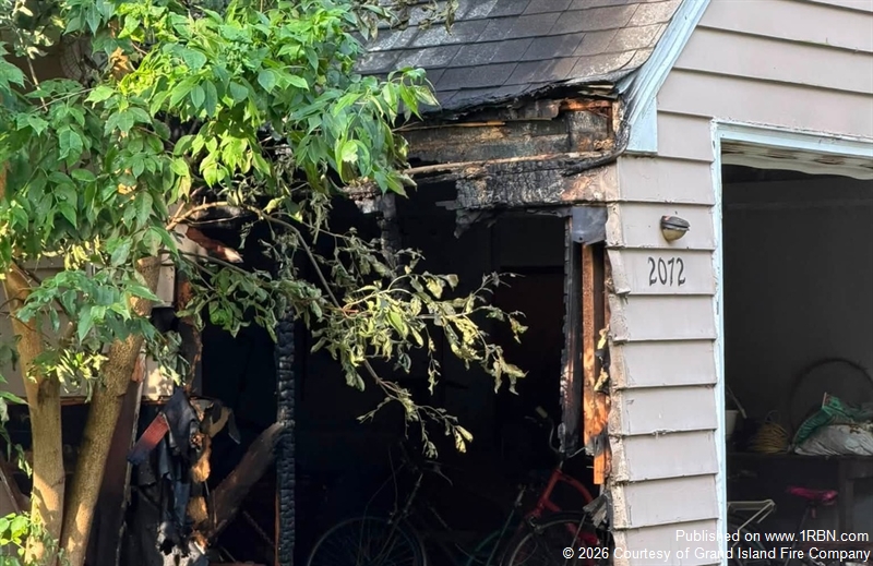Grand Island Crews Handled Early-Morning Garage Fire