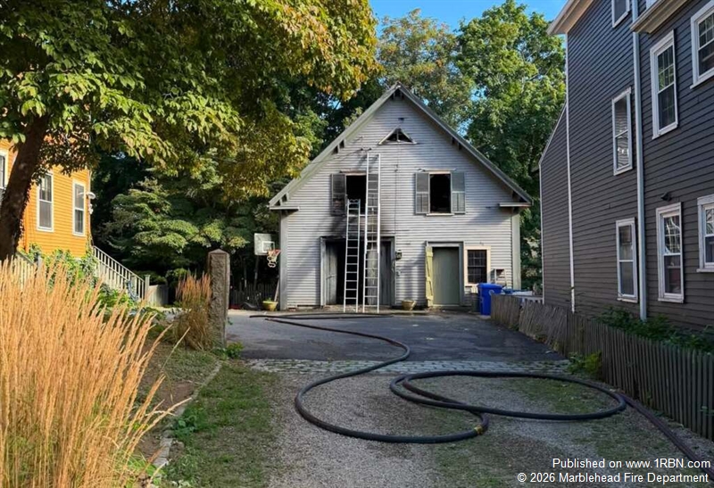 Barn Fire on Pleasant Street: Rapid Attack Limits Damage to First Floor of Structure